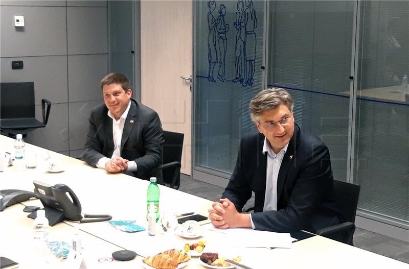 Plenkovic visits BAT factory in Kanfanar