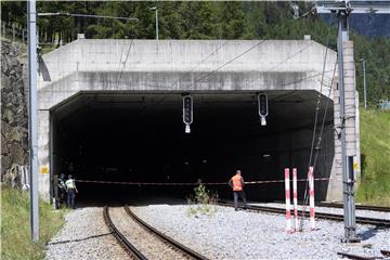 SWITZERLAND TUNNEL TRAINS CRASH