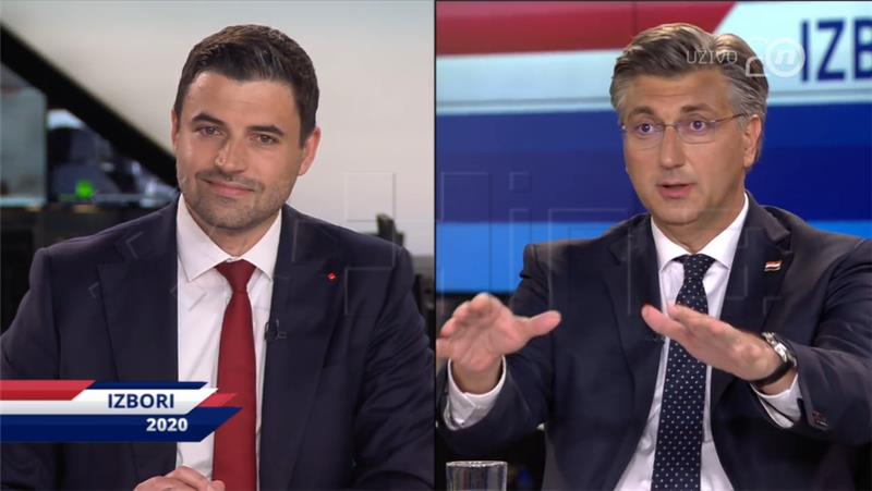 Sučeljavanje Andreja Plenkovića i Davora Bernardića na Novoj TV