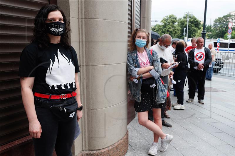 RUSSIA PROTEST AGAINST CONSTITUTIONAL AMENDMENTS