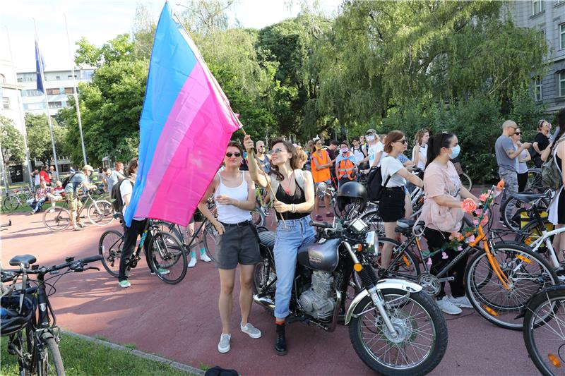 Pride ride held in Zagreb