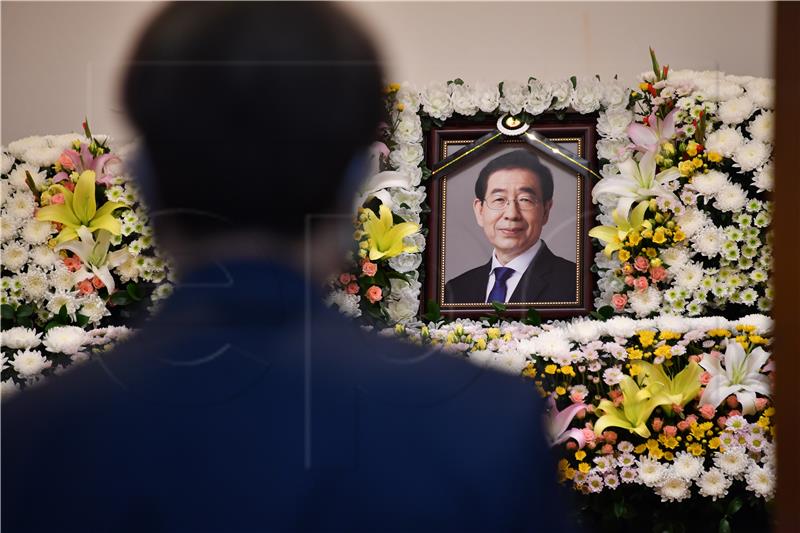 epaselect SOUTH KOREA SEOUL MAYOR PARK DEATH