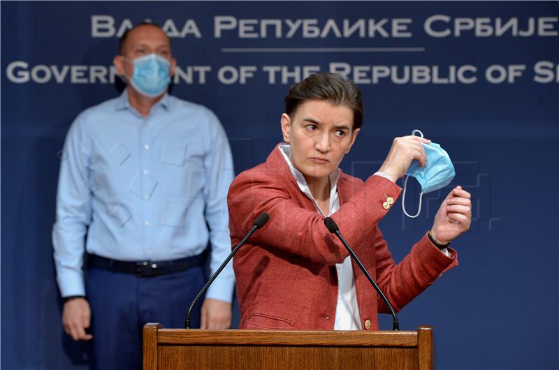 Brnabić zbog dramatičnog širenja epidemije poziva na prekid prosvjeda