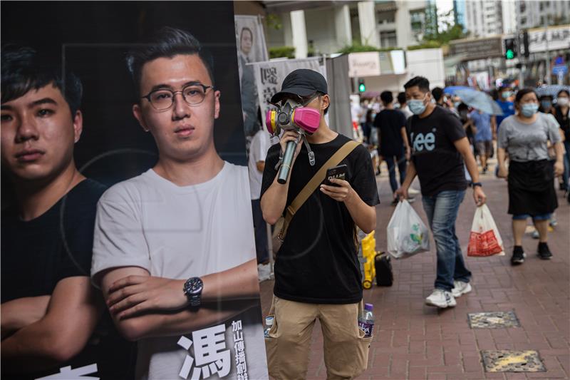 CHINA HONG KONG ELECTION CAMPAIGNING