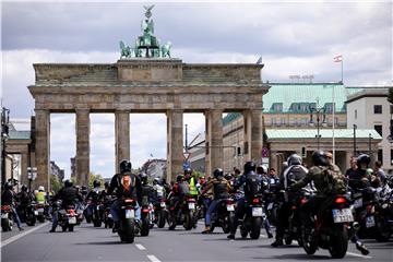 GERMANY PROTESTS BIKERS