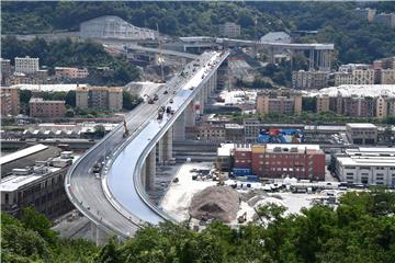 ITALY GENOA BRIDGE CONSTRUCTION