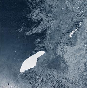 SPACE SOUTH ATLANTIC OCEAN ICEBERG A68A