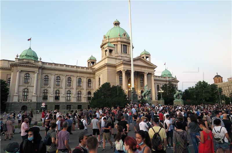 Saturday's protests in Belgrade pass without incidents