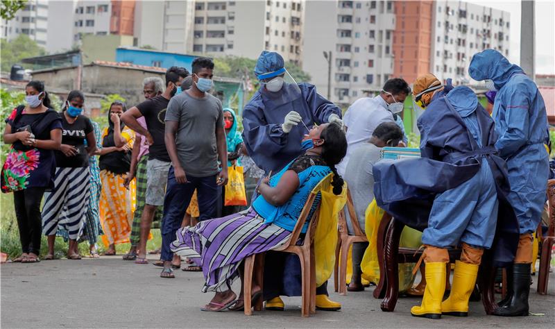 SRI LANKA PANDEMIC CORONAVIRUS COVID19