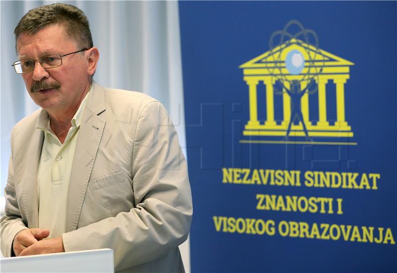 Konferencija za medije Nezavisnog sindikata znanosti i visokog obrazovanja