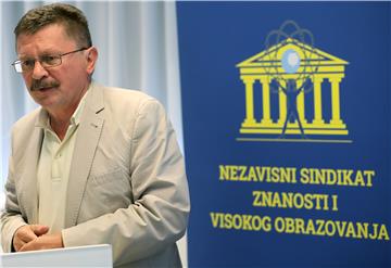 Konferencija za medije Nezavisnog sindikata znanosti i visokog obrazovanja