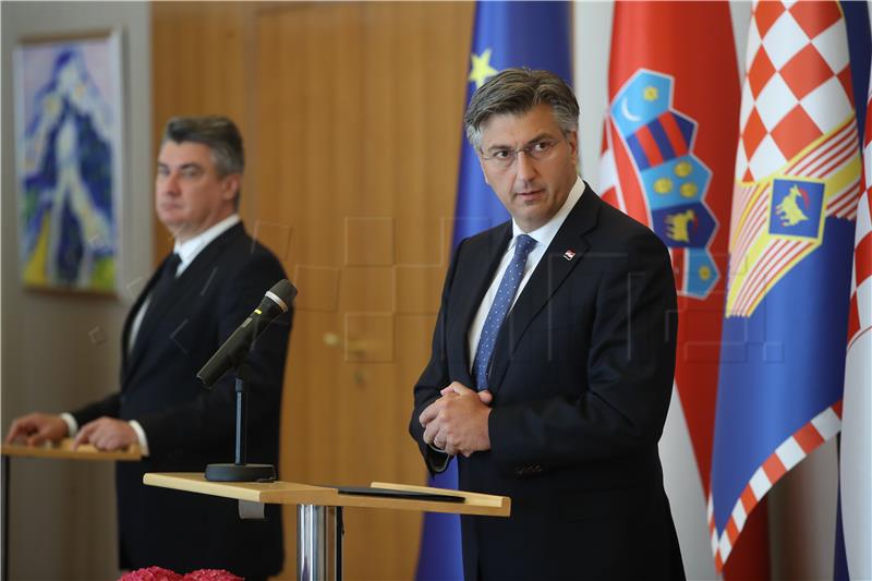 Milanović dao mandat Plenkoviću