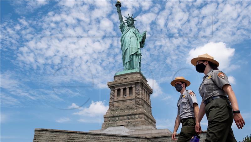 USA NEW YORK LIBERTY ISLAND REOPENING