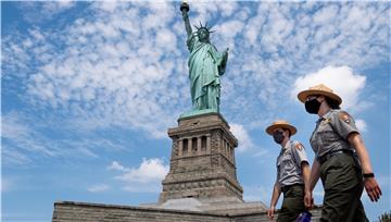 USA NEW YORK LIBERTY ISLAND REOPENING