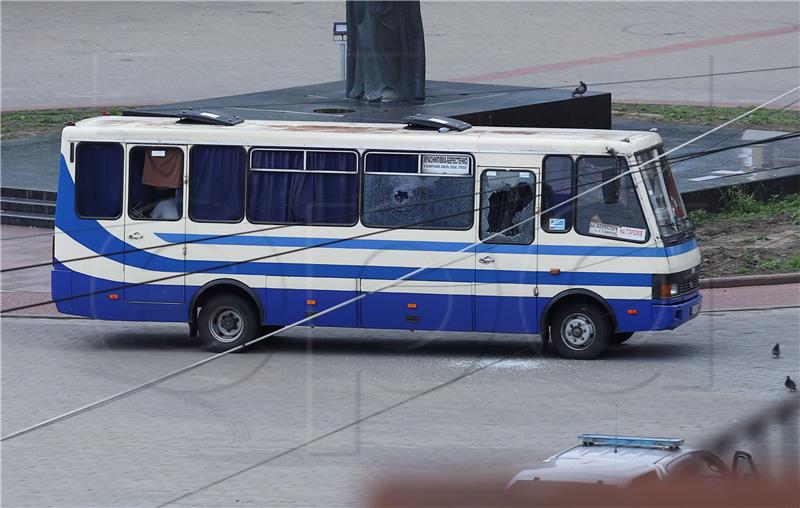 UKRAINE LUTSK BUS HOSTAGE