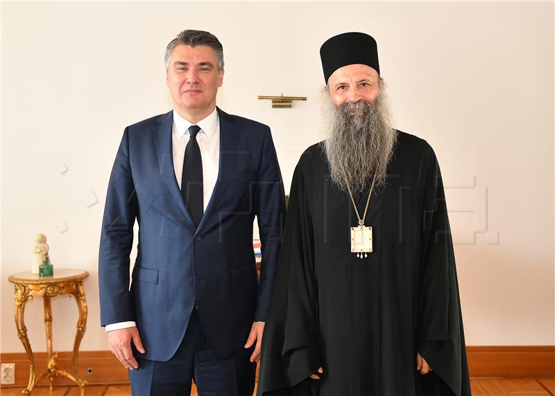 President receives Metropolitan Peric