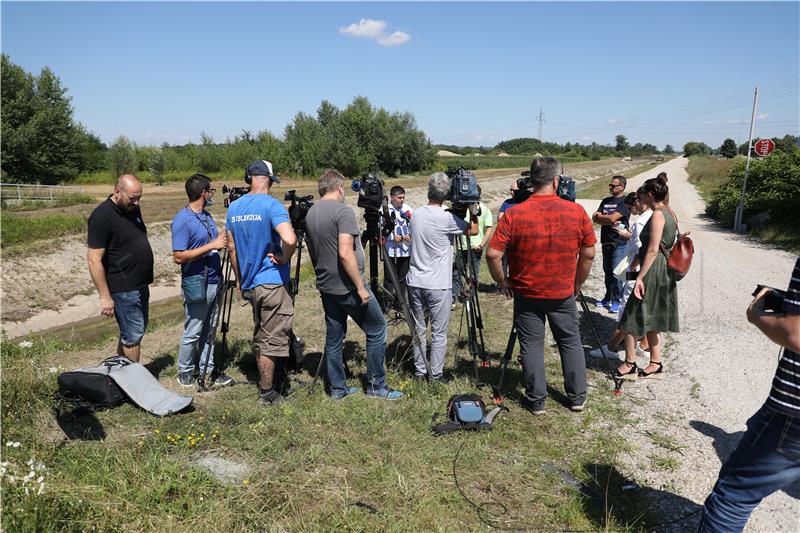 Direktor Vodoopskrbe i odvodnje d.o.o. Marin Galijot dao izjavu za medije