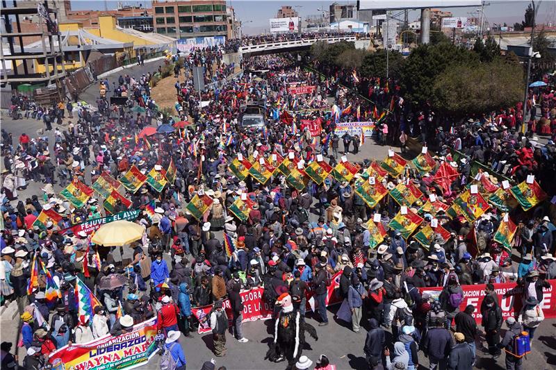 BOLIVIA ELECTIONS PROTEST