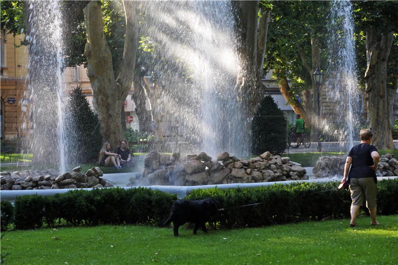 Ljetne vrućine u Zagrebu