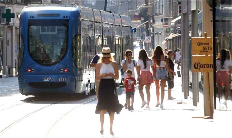 Ljetne vrućine u Zagrebu