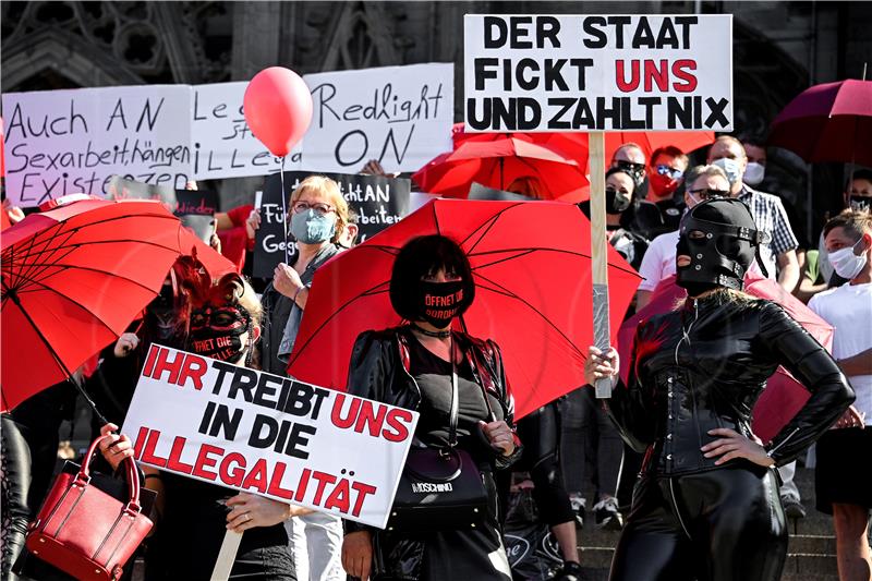 GERMANY COVID19 CORONAVIRUS PANDEMIC PROTEST SEX WORKERS