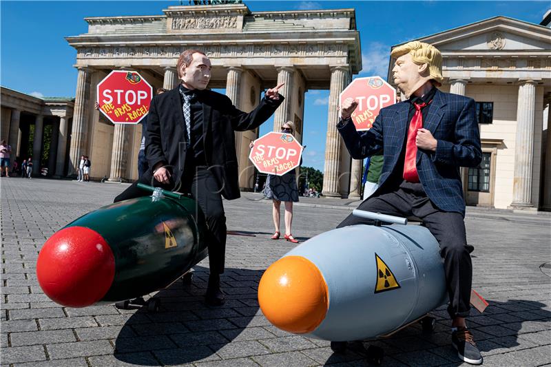 Demonstration against nuclear weapons in Berlin