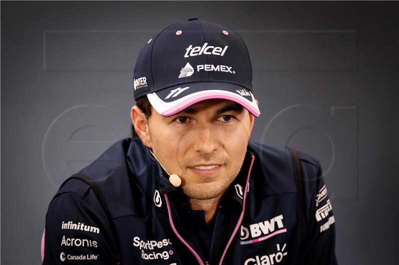 Formula 1: Sergio Perez zaražen koronavirusom