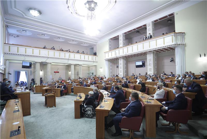 Sabor završio 1. sjednicu, nova već početkom rujna