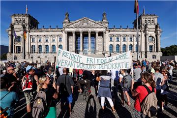 GERMANY PROTEST PANDEMIC CORONAVIRUS COVID19