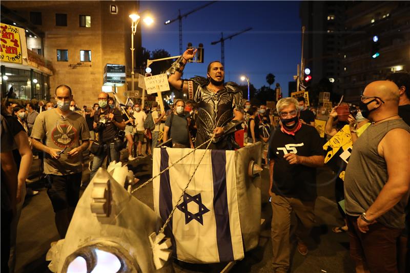 JERUSALEM PROTEST GOVERNMENT CORRUPTION