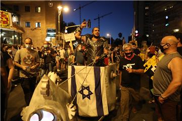 JERUSALEM PROTEST GOVERNMENT CORRUPTION