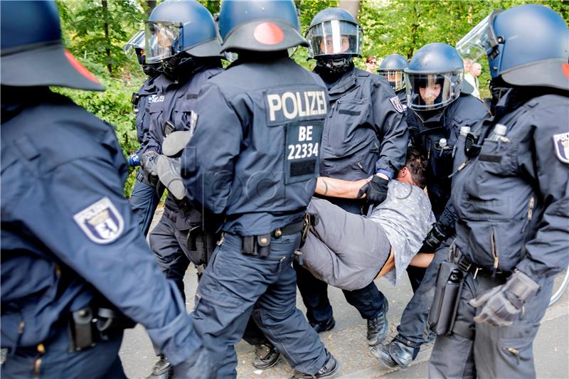 Anti-Coronavirus demonstrations in Berlin