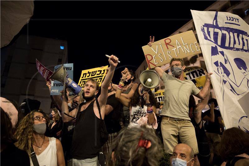 JERUSALEM PROTEST GO​VERNMENT CORRUPTION