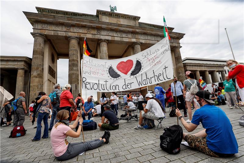 GERMANY PROTEST PANDEMIC CORONAVIRUS COVID19