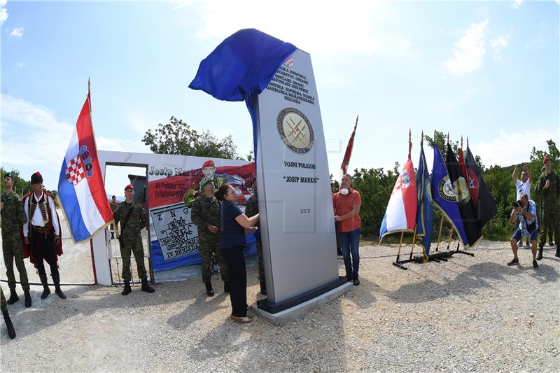 Preimenovanje vojnog poligona  "Crvena zemlja" u vojni poligon "Josip Markić"