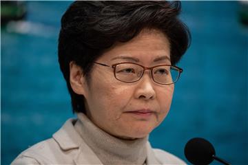 (FILE) CHINA HONG KONG CARRIE LAM USA SANCTIONS