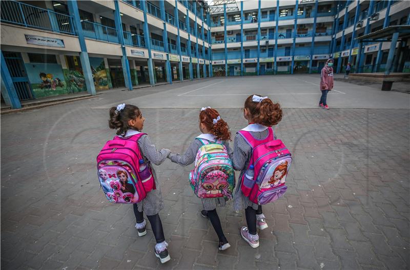 MIDEAST ISRAEL PALESTINIANS SCHOOLS PANDEMIC CORONAVIRUS COVID19