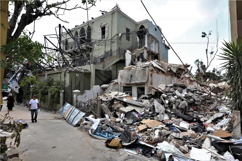 LEBANON EXPLOSION AFTERMATH