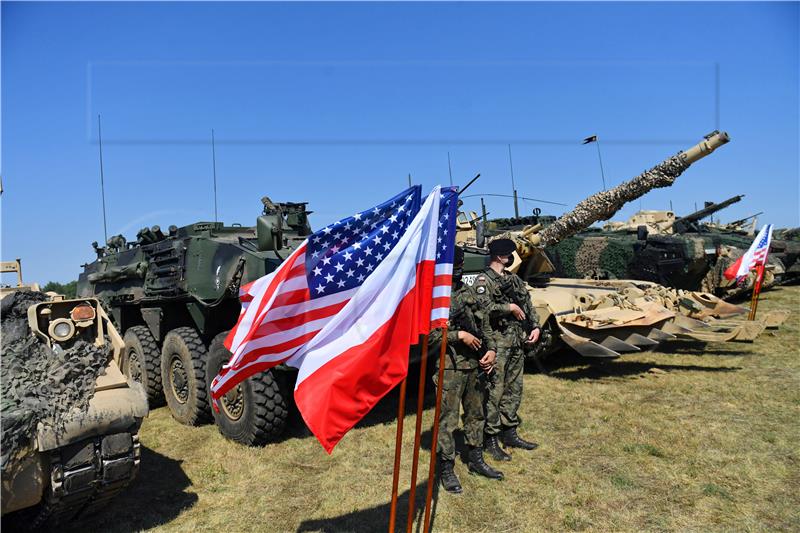 POLAND US MILITARY DEFENCE EXERCISE