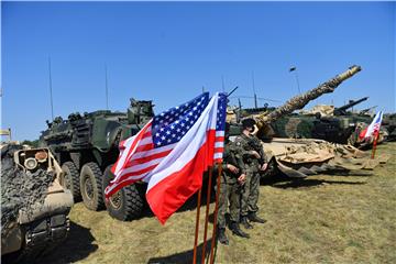 POLAND US MILITARY DEFENCE EXERCISE