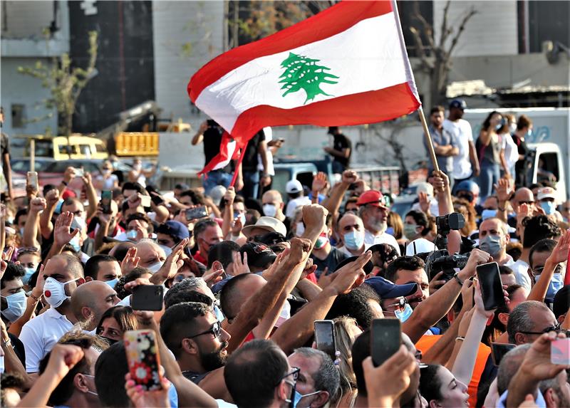 LEBANON EXPLOSION PROTEST