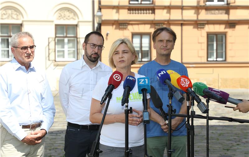 Konferencija za medije platforme Možemo!