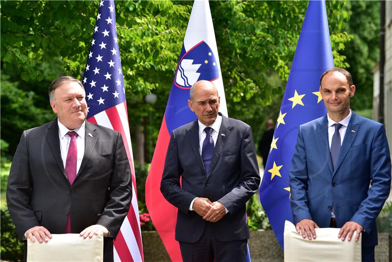 SLOVENIA USA POMPEO DIPLOMACY