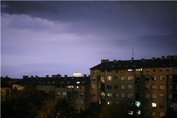 Zagreb zahvatilo olujno grmljavinsko nevrijeme