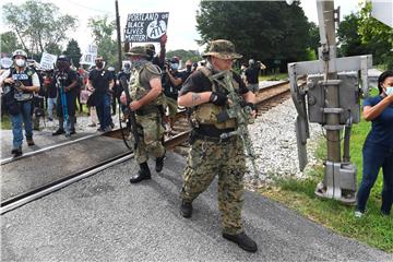 USA STONE MOUNTAIN WHITE MILITIA RALLY