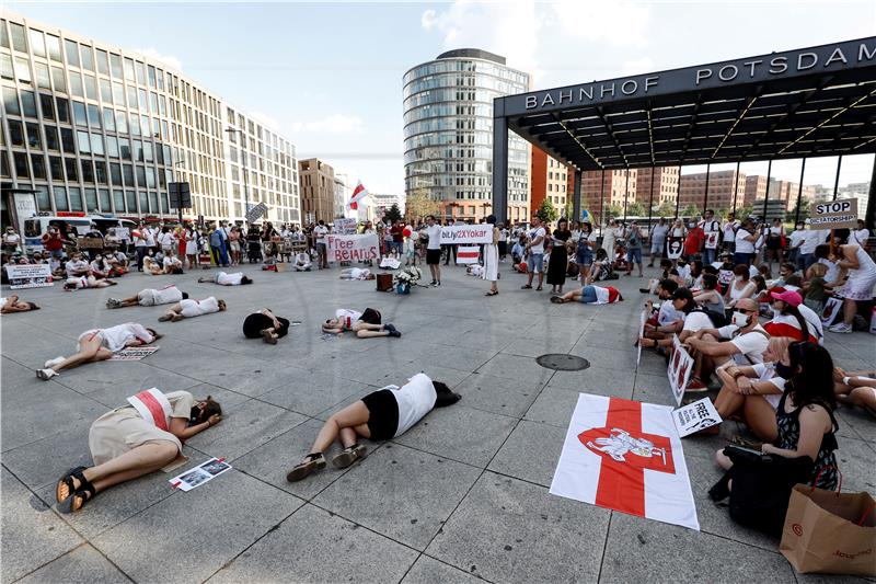 GERMANY BELARUS PRESIDENTIAL ELECTIONS PROTEST