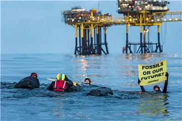 DENMARK NORTH SEA GREENPEACE PROTEST