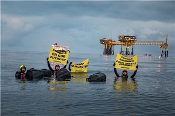 DENMARK NORTH SEA GREENPEACE PROTEST