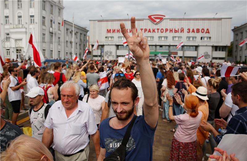 BELARUS PRESIDENTIAL ELECTIONS PROTEST