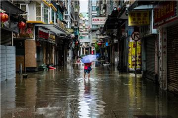 CHINA MACAO TROPICAL STORM HIGOS